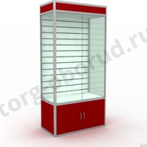Торговая остекленная витрина для магазина, с освещением, дверцы распашные, задняя стенка Торговая панель, MD-WW1-10050 ZD.EP