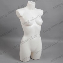 Манекен торс женский, белый, для магазина одежды Т-411(бел)