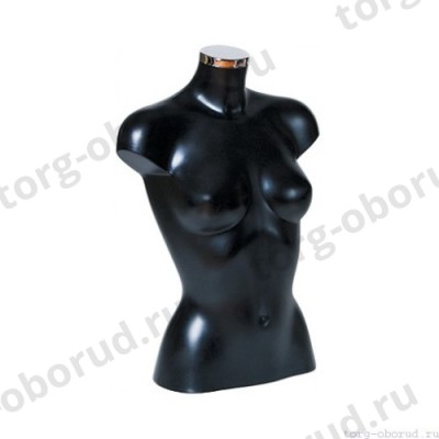 Торс женский, абстрактный, укороченый, цвет черный. MD-BU 945080