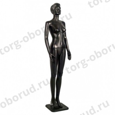 Манекен женский, черный,  для магазина белья и одежды MDb-01(черн)