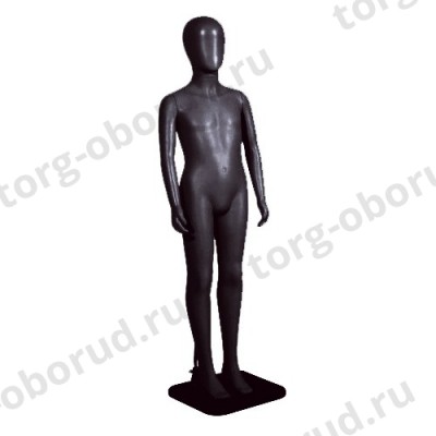 Манекен детский, абстрактный, черный, для магазина MKb-01(черн)