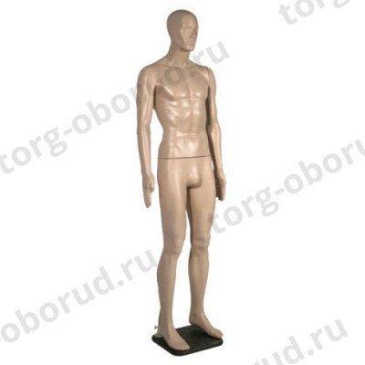 Манекен мужской, телесный, для оборудования магазинов одежды MMn-01(телес)