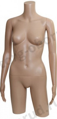 Манекен торса женского, телесного цвета, с руками, MD-FT-1