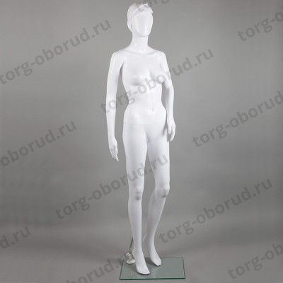 Манекен женский в полный рост, для магазина одежды ПНД XSL-14(бел)