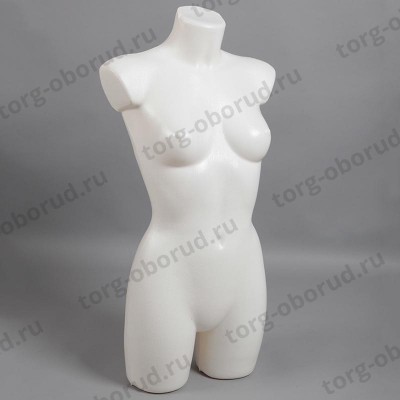 Манекен торс женский, белый, для магазина одежды Т-411(бел)