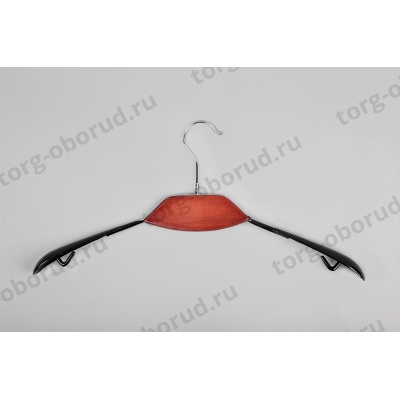 Вешалка-плечики комбинированная для одежды SHL010(красн)