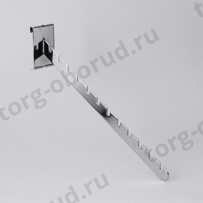 Кронштейн для решетки (сетки) хромированный для оборудования магазина, G220144-5017