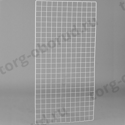 Торговая решетка (сетка) для оборудования магазина, 1480х730 мм, толщина 2.5 мм, белая, Реш-4Т