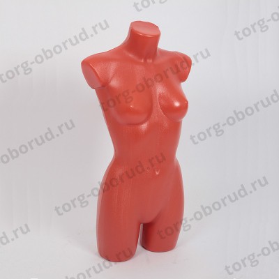 Манекен торс женский скульптурный, пластиковый, цвет телесный. Т-411