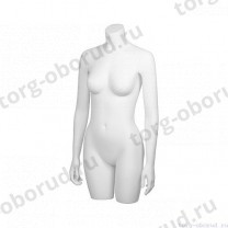 Торс женский с руками, стилизованый, цвет белый. MD-STILE 01-01M