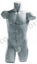 Торс мужской, скульптурный, цвет белый. MD-CHEMIN Тип 2