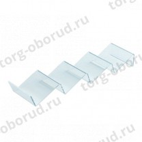 Подставка из оргстекла (пластиковая): для кошельков, настольная, 90х50мм. OL-204