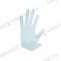 Подставка из оргстекла (пластиковая): рука женская, 150х190мм. OL-781.1