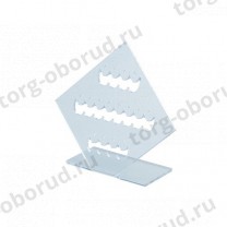 Подставка из оргстекла (пластиковая): под серьги, настольная, 150х135мм. OL-743