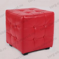 Банкетка (пуфик) кубик в прихожую с сиденьем, для магазина, в спальню, мягкая, PF-074