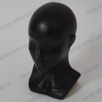 Манекен головы для шапок женский, Г-201М(черн)