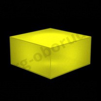 Демонстрационный куб светящийся, цвет желтый. (без комплекта электрики) MD-M RO C442(желт)