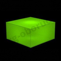 Демонстрационный куб светящийся из тонкого пластика, цвет зеленый. (без комплекта электрики), MD-M RO C442 IN(зелен)