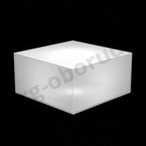 Демонстрационный куб светящийся из тонкого пластика, цвет белый. (без комплекта электрики), MD-M RO C442 IN(бел)