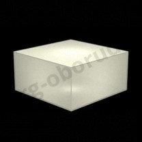 Демонстрационный куб светящийся из тонкого пластика, цвет молочный. (без комплекта электрики), MD-M RO C442 IN(молоч)