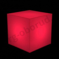 Демонстрационный куб светящийся, цвет темно-красный. (без комплекта электрики) MD-M RO C444(темн-кр)