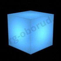 Демонстрационный куб светящийся из тонкого пластика, цвет синий. (без комплекта электрики) MD-M RO C444 IN(синий)