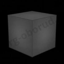 Демонстрационный куб светящийся из тонкого пластика, цвет черный. (без комплекта электрики) MD-M RO C444 IN(черн)