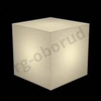 Демонстрационный куб светящийся из тонкого пластика, цвет бежевый. (без комплекта электрики) MD-M RO C444 IN(беж)