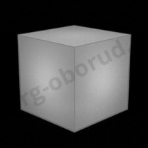 Демонстрационный куб светящийся из тонкого пластика, цвет серый. (без комплекта электрики) MD-M RO C444 IN(серый)