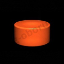 Демонстрационный цилиндр светящийся, цвет темно-оранжевый. (без комплекта электрики) MD-M RO TU42(темн-оранж)