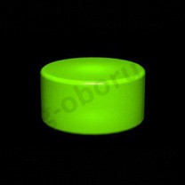 Демонстрационный цилиндр светящийся из тоного пластика, цвет зеленый. (без комплекта электрики) MD-M RO TU42 IN(зелен)