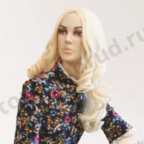 Парик на манекен женский с длинными волосами, цвет блонд, MD-B-613