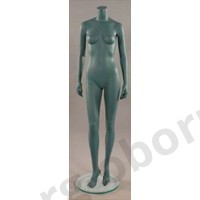 Манекен женский серого цвета, кукла ростовая без головы, MD-NS-7031-TYPE1