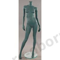 Манекен женский серого цвета, кукла в поный рост, без головы, MD-NS-7031-TYPE3