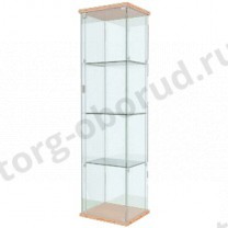 Торговая стеклянная витрина для магазина, дверцы распашные, MD-FVT.001.V2