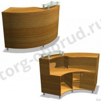 Ресепшн для магазина, правый, ширина 1410мм, цвет на выбор, MD-NES.0026