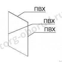 Боковая панель для торговой гондолы, крайняя, MD-ST 001.007