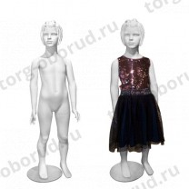 Манекен детский, девочка, 6 лет, белый, для одежды MD-CLASSIC KIDS 09