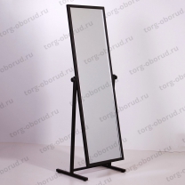 Т-150-48(черн) Зеркало напольное широкое для примерки в полный рост 1600х530мм, цвет черный