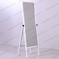 УН-150-48(бел) Зеркало напольное широкое для примерки в полный рост 1480х485мм, цвет белый