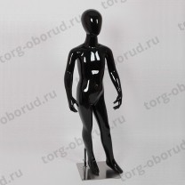 Манекен детский чёрный, рост 126 см, на подставке 120B(черн)