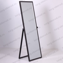 У-150-48(черн) Зеркало напольное широкое для примерки в полный рост 1480х485мм, цвет черный