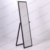 У-150-40(черн) Зеркало напольное для примерки в полный рост 1480х405мм, цвет черный