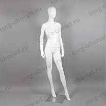 Манекен женский ростовой без лица 4A-64-1(бел)