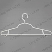 Вешалка-плечики для магазина одежды, белая В-207