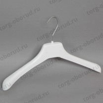 Вешалка-плечики, для магазина одежды, пластиковая R-35(бел)