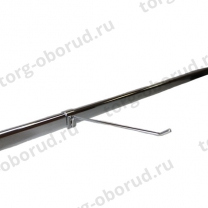 Крючок для овальной трубы L=200 мм, хром U5004/6