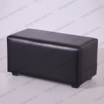 Банкетка/прямоугольник, цвет черный, для магазина ПФ-2(чёрн)