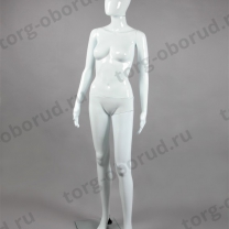 Манекен женский ростовой, для магазина одежды FAM-05/A-1(бел гл)