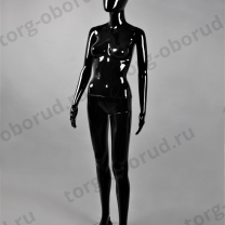 Манекен женский ростовой, для магазина одежды FAM-05/A-1(черн гл)